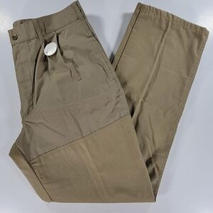 NEW VTG Columbia Brush Pants Mens 36x33 Tan Canvas Double Knee Hunting Work 80s